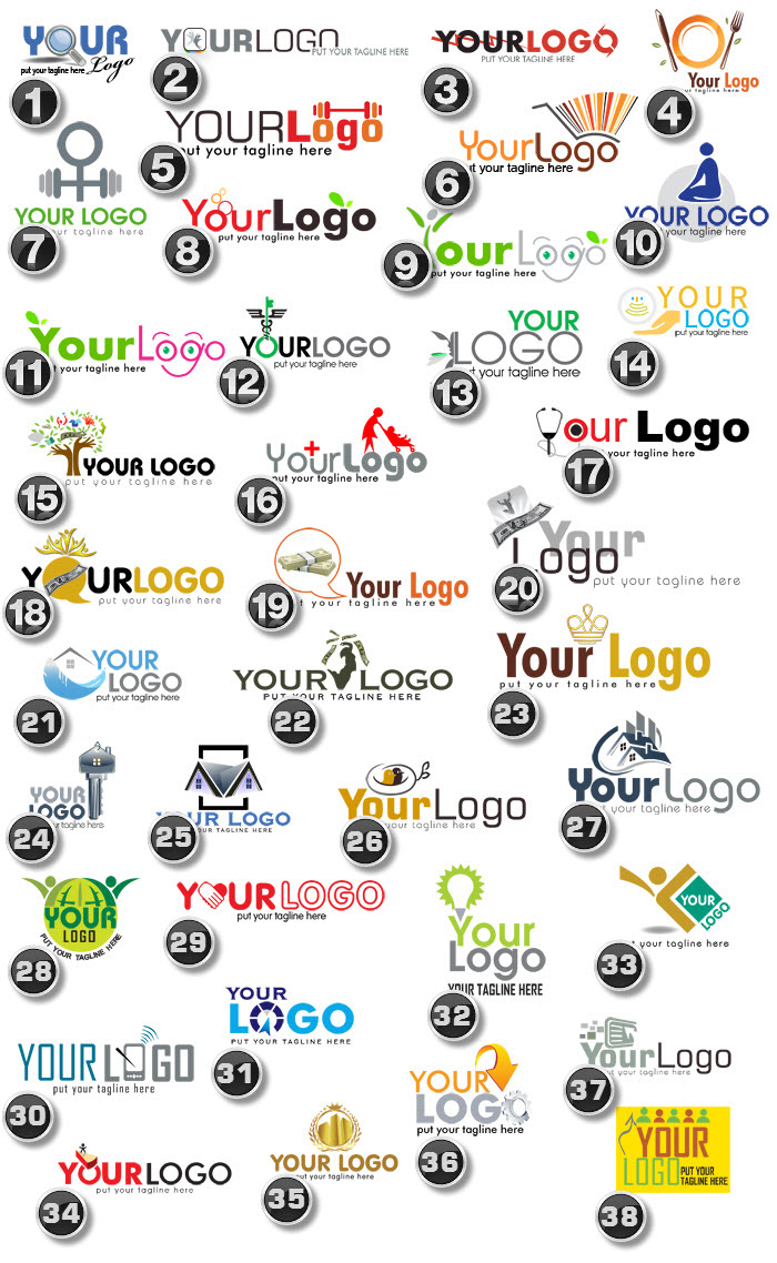Logos Numbered