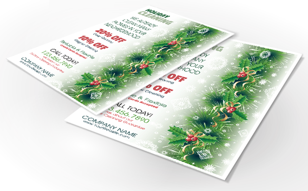 Holiday Residential Cleaning Flyers