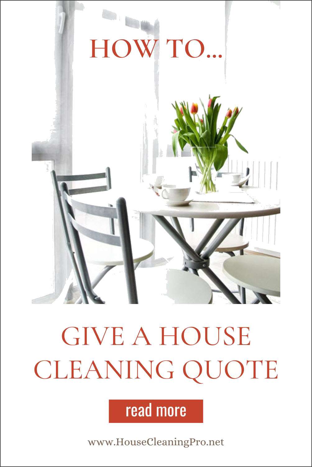 how to give a cleaning quote