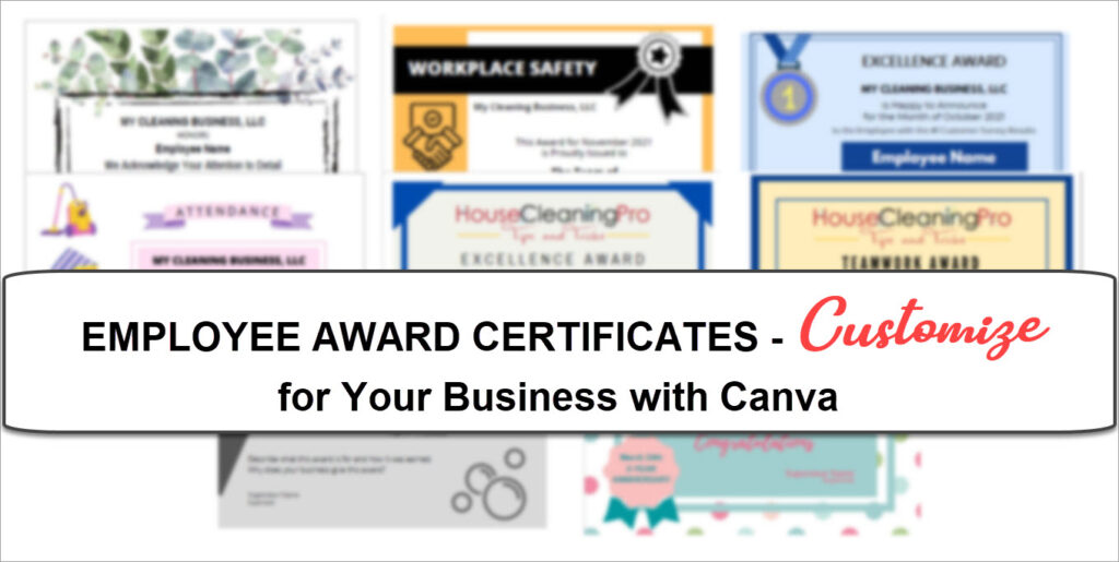 Employee Award Certificates