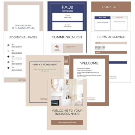 Cleaning Business Welcome Packet